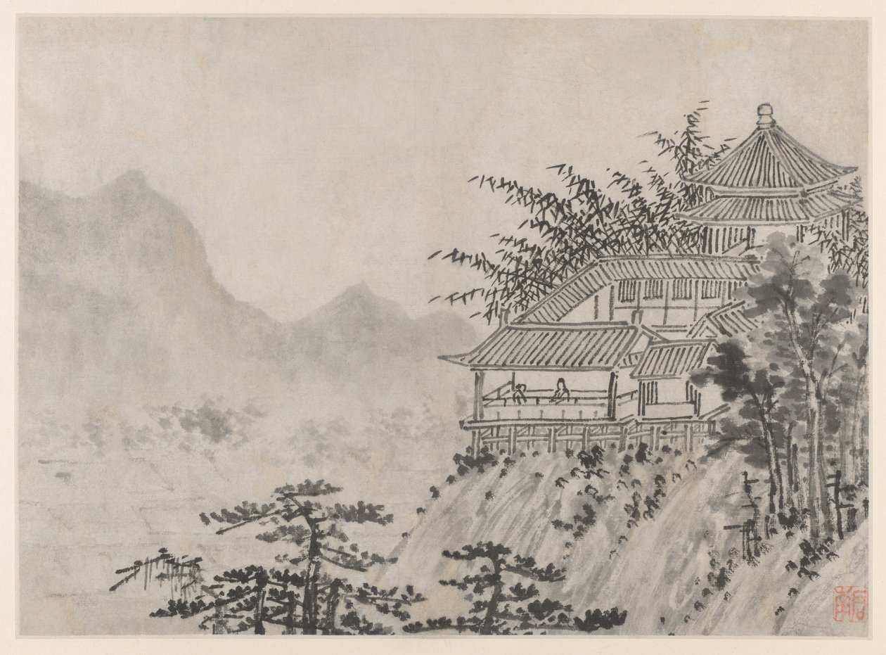 Doze Vistas de Tiger Hill, Suzhou: Os Mil Acres de Nuvens de Shen Zhou
