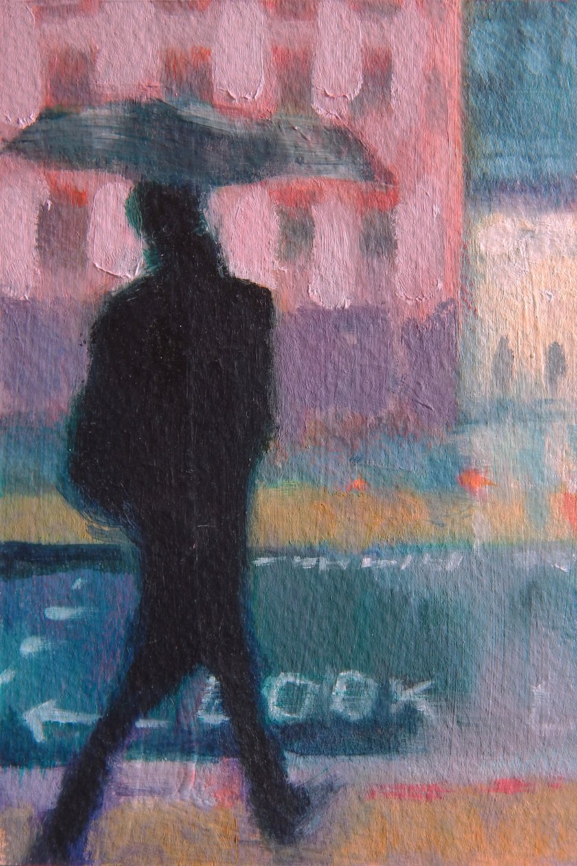 18.01 Mansion House, 2015 (óleo sobre cartão) de Sheri Gee