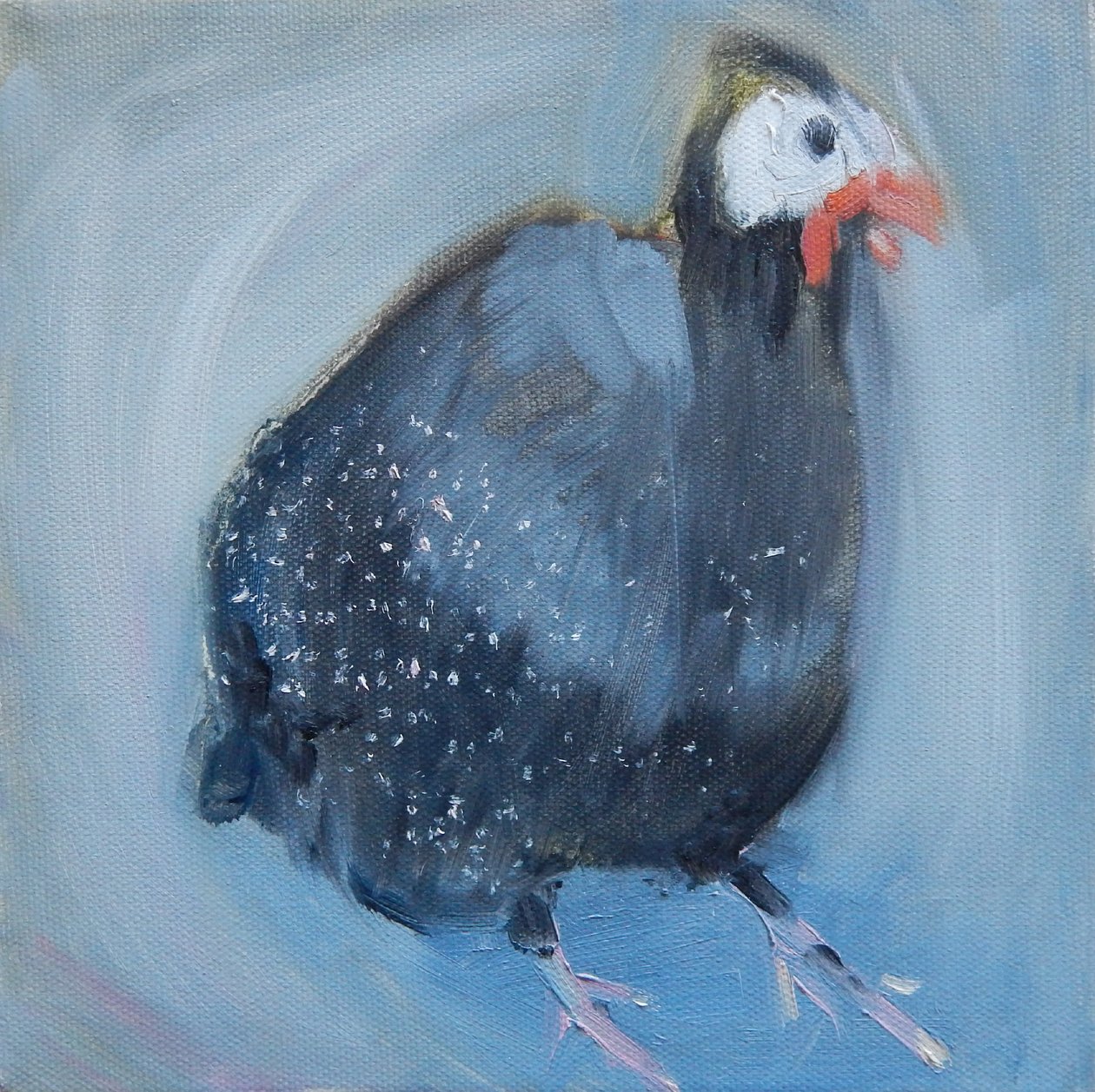 Guiné Fowl Three, 2014 de Sheri Gee