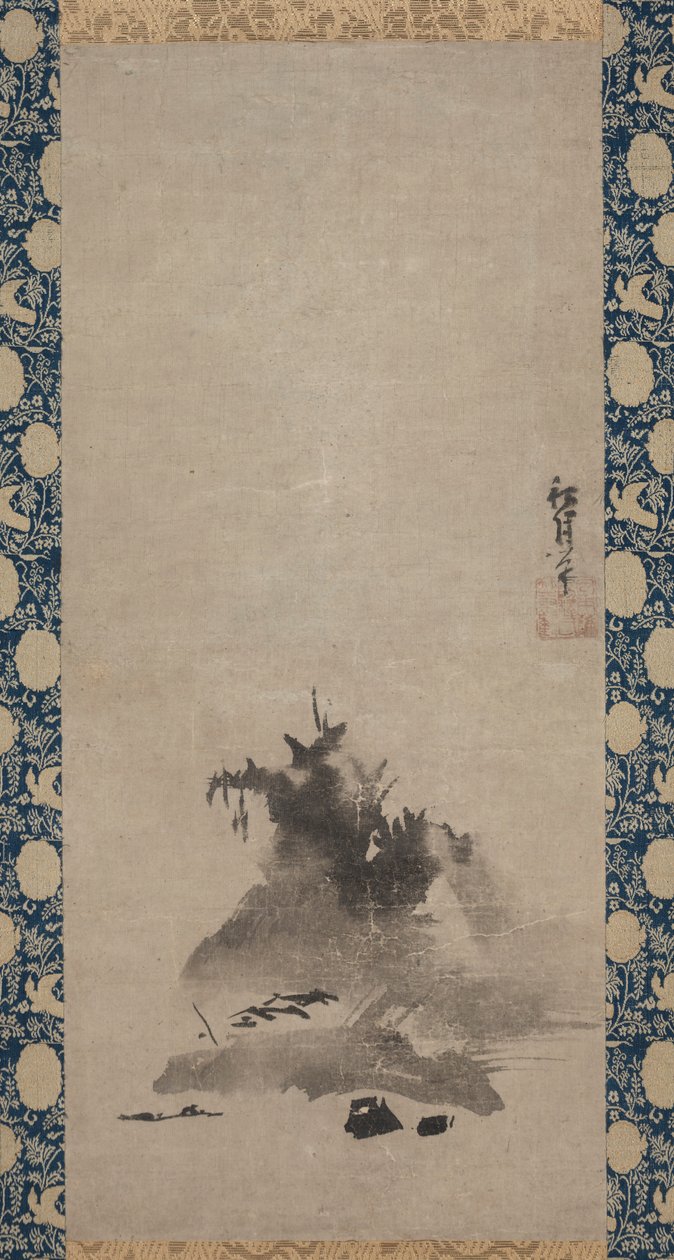 Paisagem de tinta lançada de Haboku, c. 1510. de Shugetsu Tokan