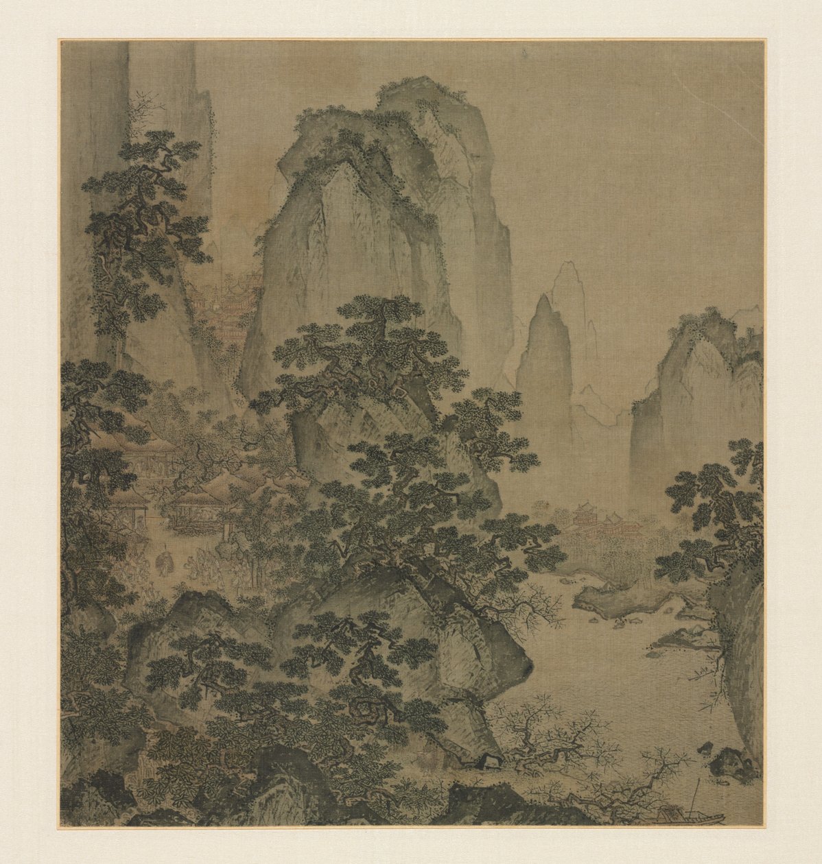 O refúgio da primavera Peach-Blossom, meados dos anos 1400. de Shi Rui