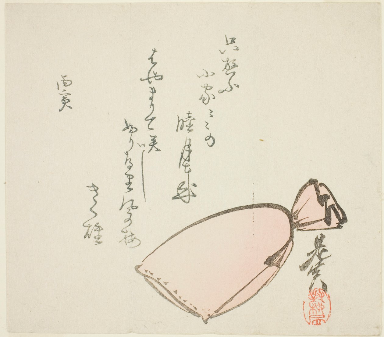 Um saco de Shibata Zeshin