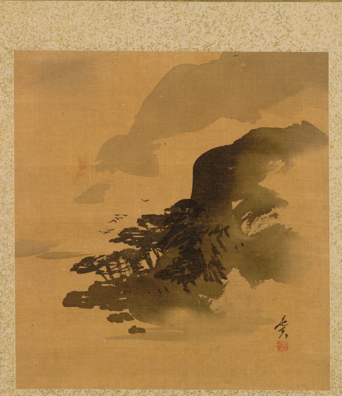 Folha do Álbum de Temas Sazonais: Codorniz na Grama, 1847. de Shibata Zeshin