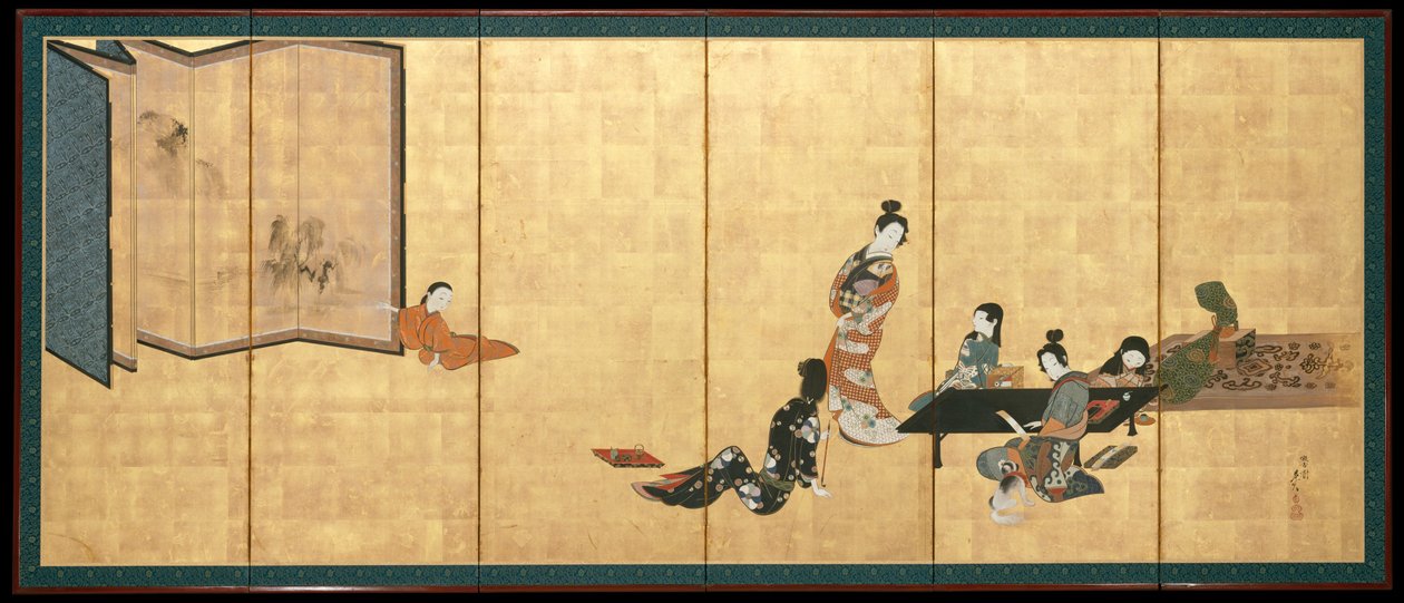 Paródia das quatro artes de Shibata Zeshin