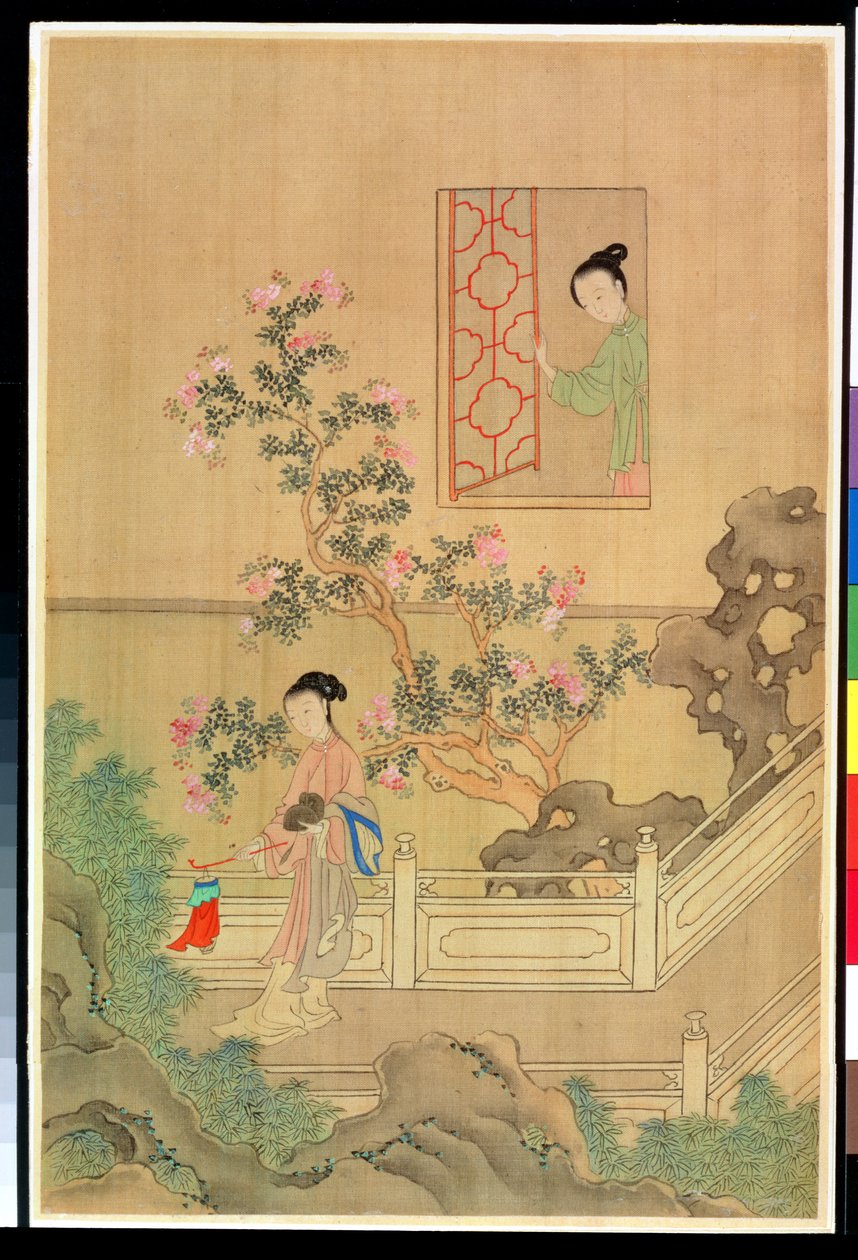 Mulher no jardim de Shih Fu Chuiu Ying Shih Fu Chuiu Ying