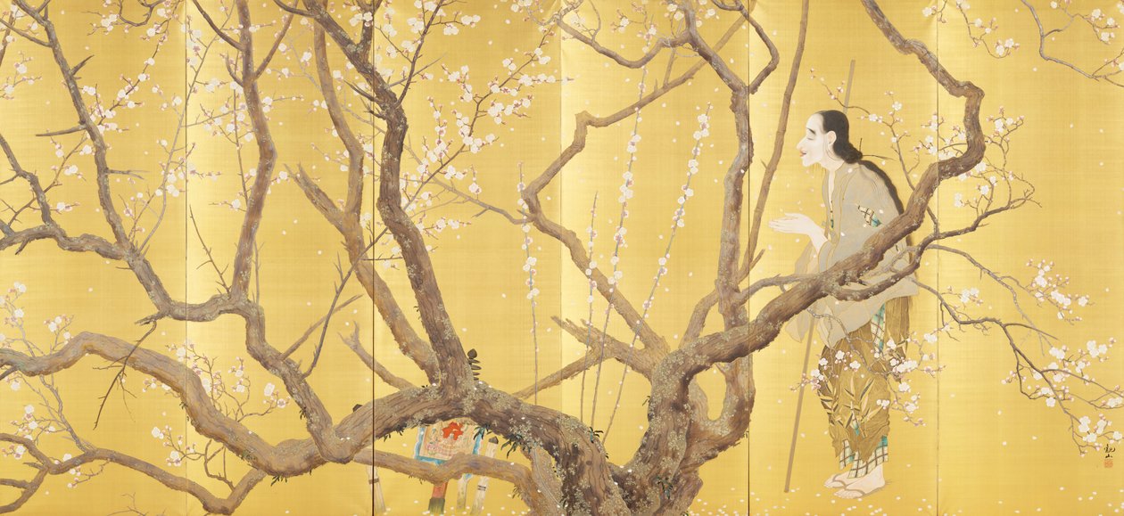 Yoroboshi, por Shimomura Kanzan, Museu Nacional de Tóquio, Japão de Shimomura Kanzan