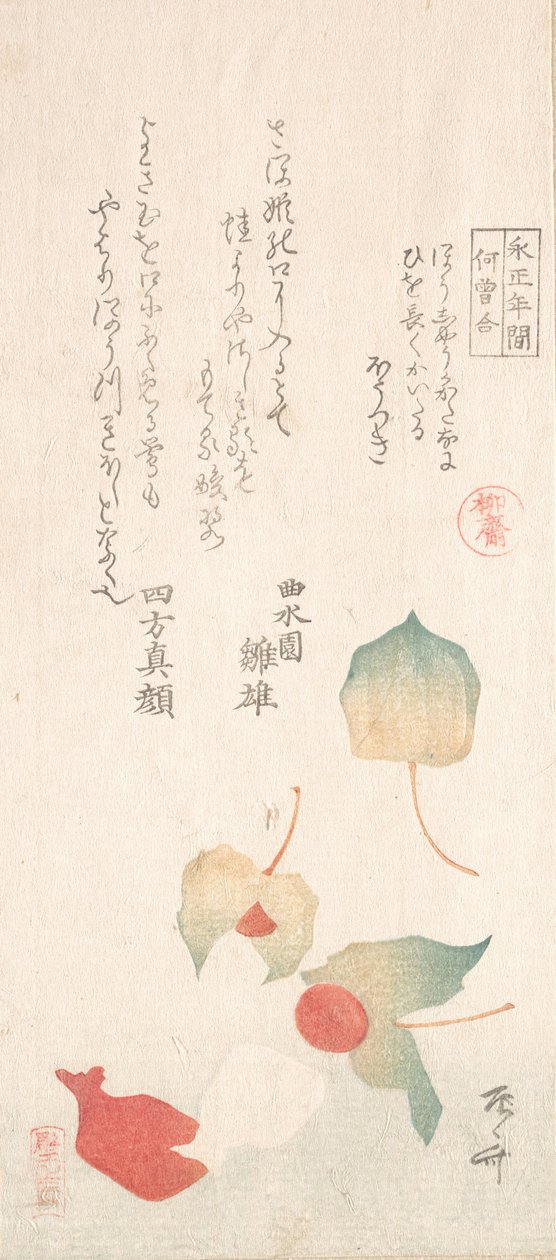 Cerejas de inverno. de Shinsai