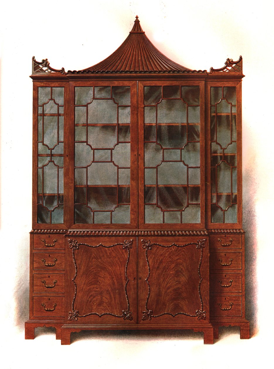 Armário em mogno, 1906 de Shirley Charles Llewellyn Slocombe