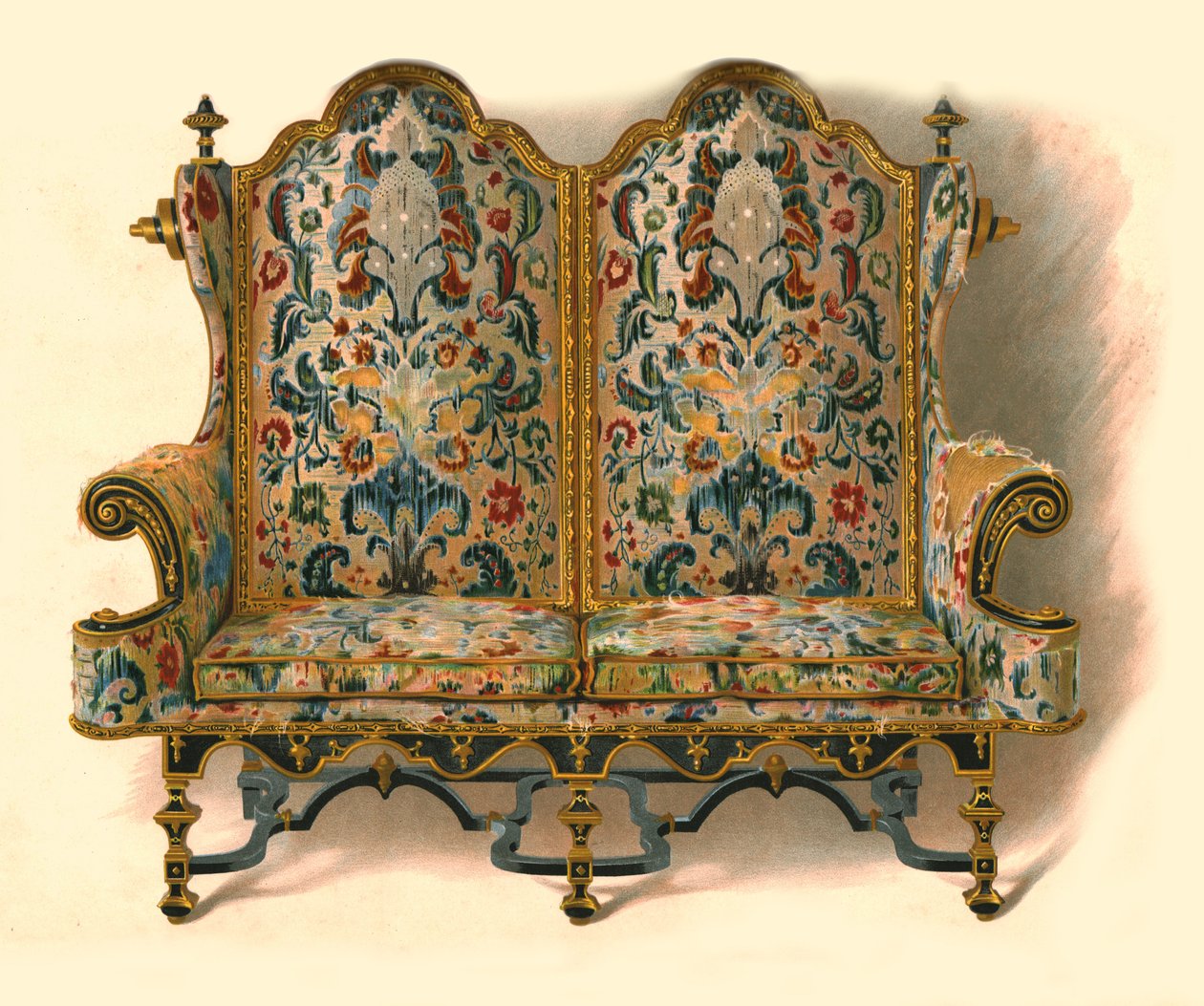 Canapé, 1905 de Shirley Charles Llewellyn Slocombe