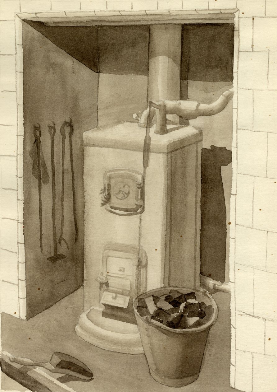 Fogão a carvão, 1951. de Shirley Markham
