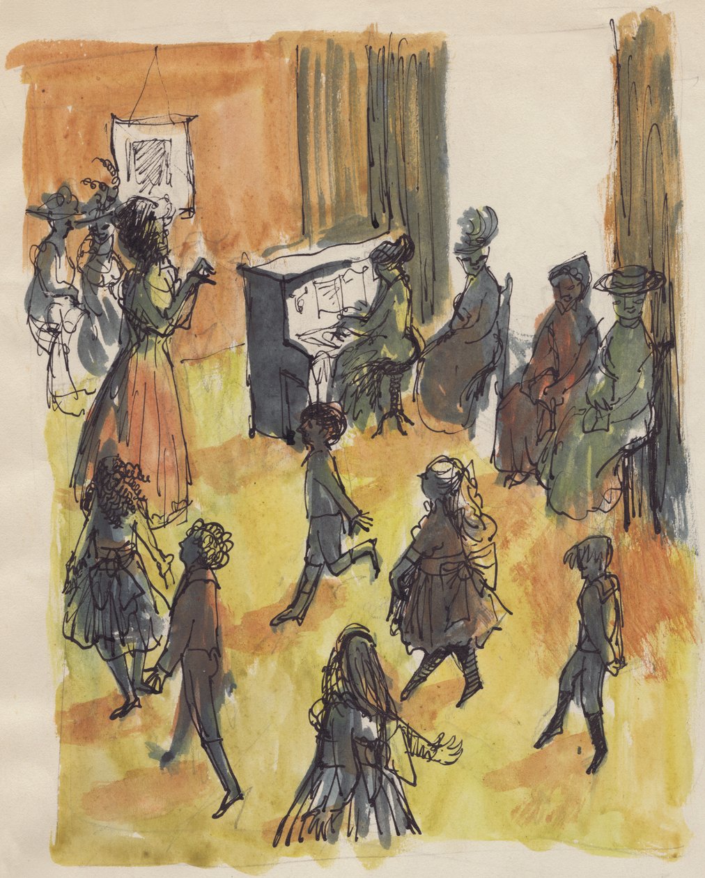 Aula de dança, c1950. de Shirley Markham