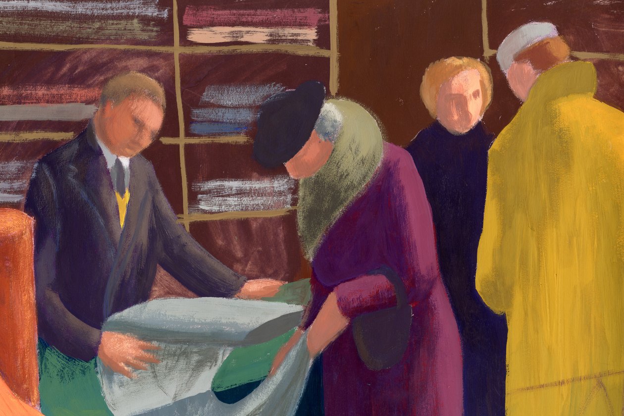 Loja de Draper, 1951. de Shirley Markham