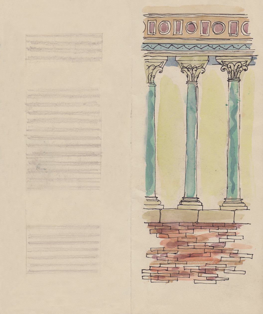 Folheto de Florença, 1952. de Shirley Markham