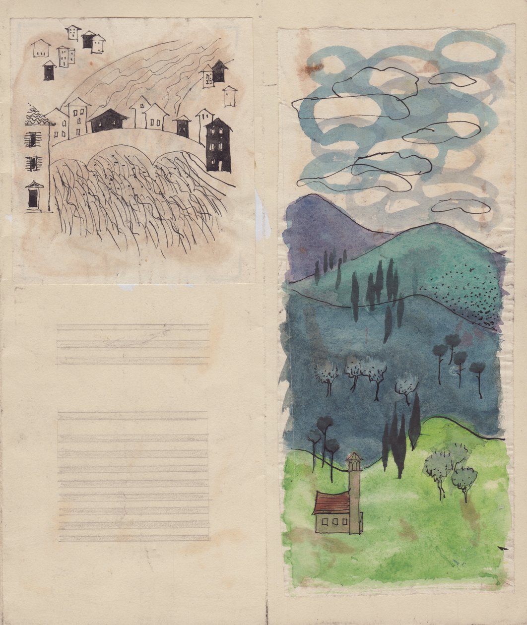 Folheto de Florença, 1952. de Shirley Markham