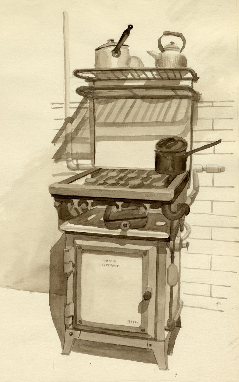 Fogão a gás, 1951. de Shirley Markham