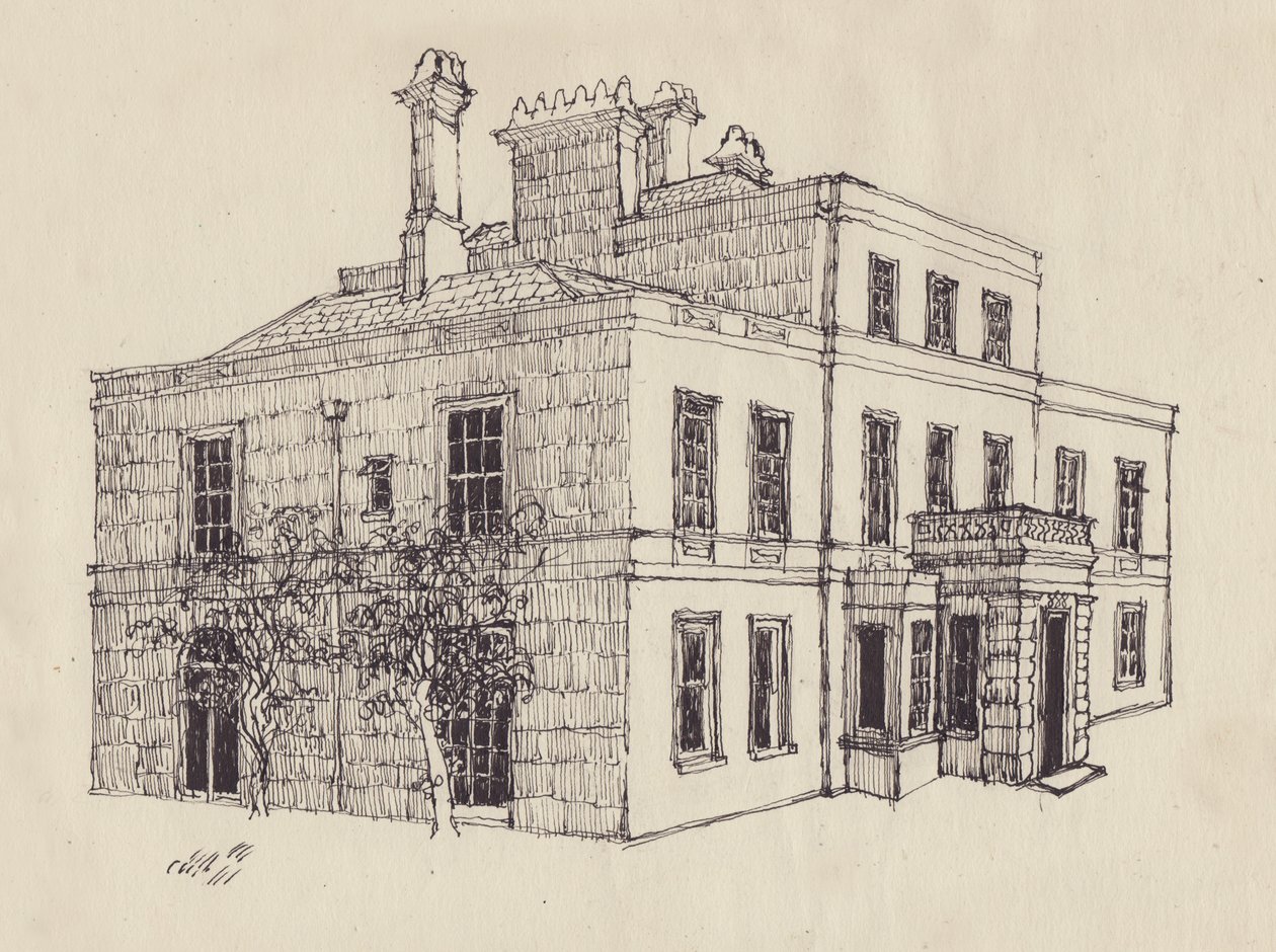 Casa georgiana, c1950. de Shirley Markham