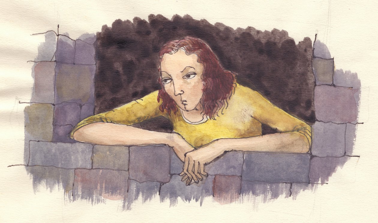 Mulher mal-humorada, c1950. de Shirley Markham