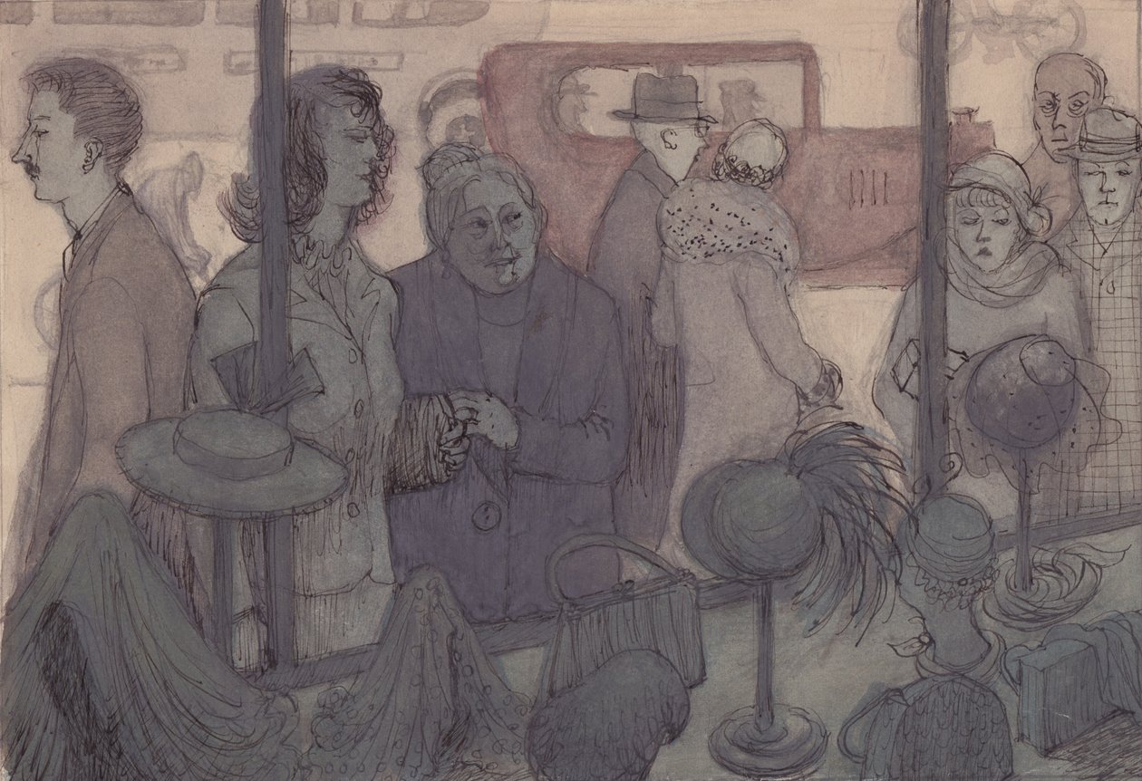 Vitrine da chapelaria, c1952. de Shirley Markham