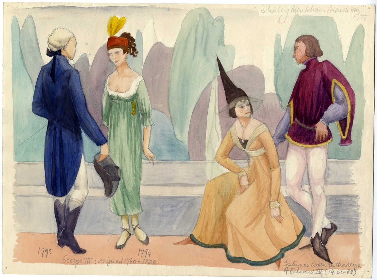 Traje histórico, 1951. de Shirley Markham