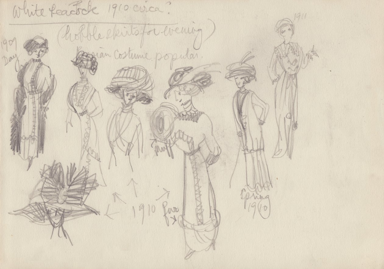 Traje histórico, c1950. de Shirley Markham