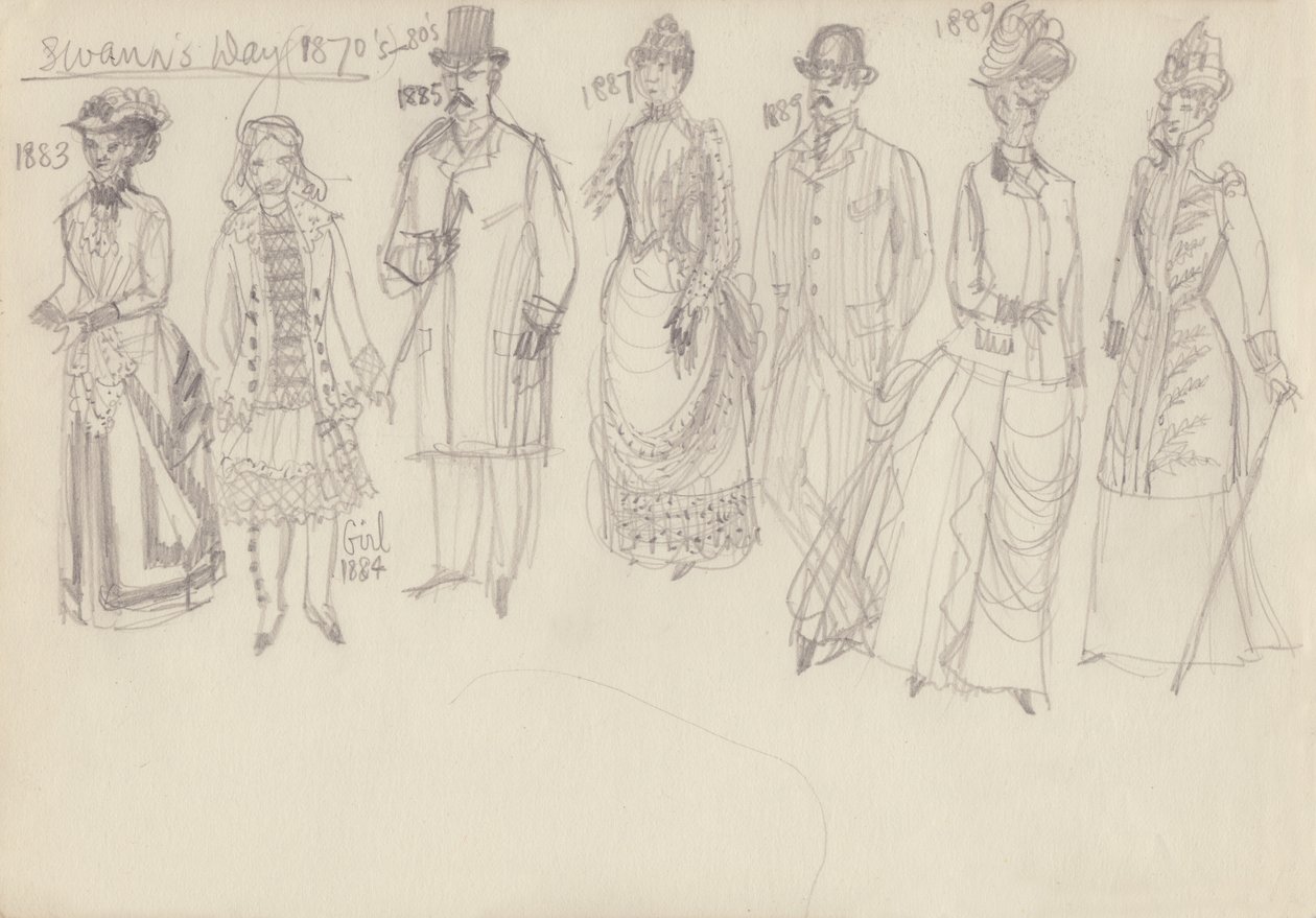 Traje histórico, c1950. de Shirley Markham