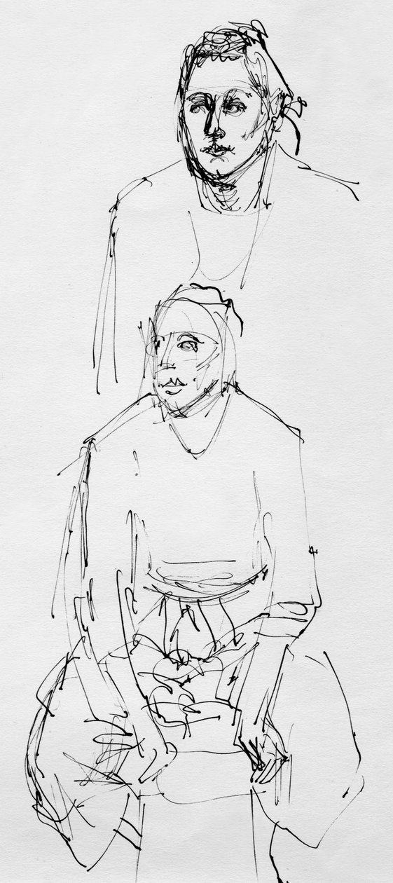Esboços da vida, c1950. de Shirley Markham