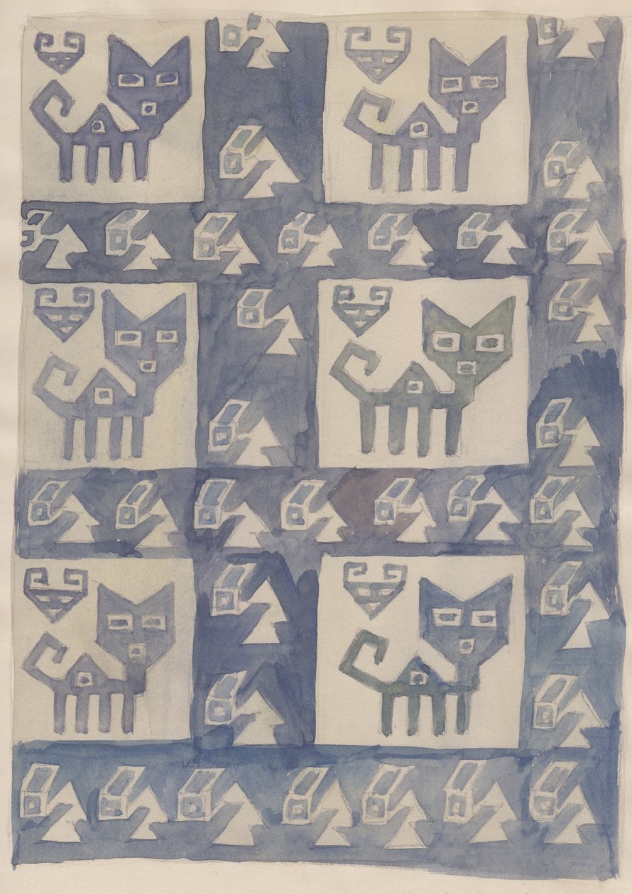 Design têxtil sul-americano, 1951. de Shirley Markham
