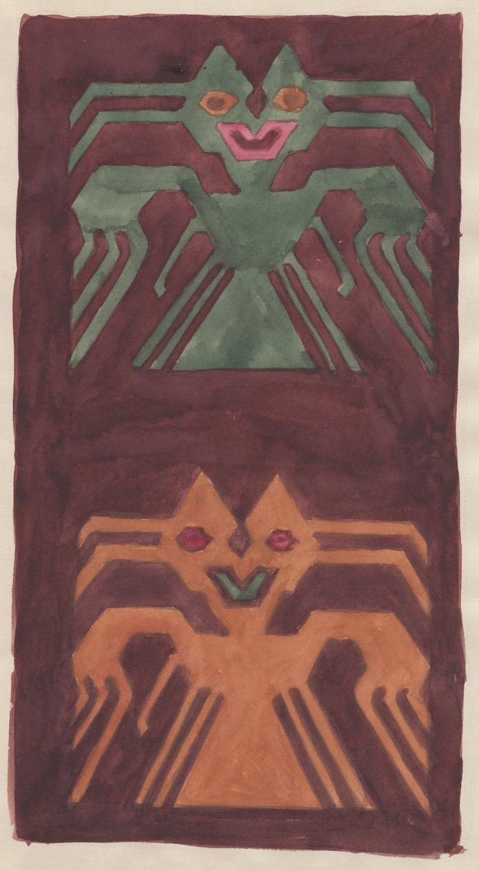Design têxtil sul-americano, 1951. de Shirley Markham