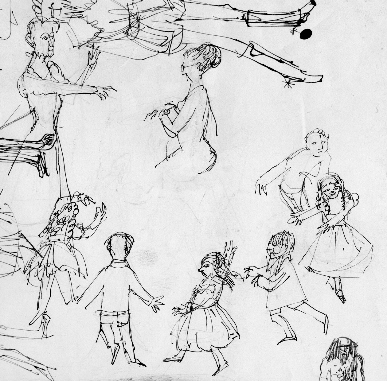 Estudo para aula de dança, c1950. de Shirley Markham
