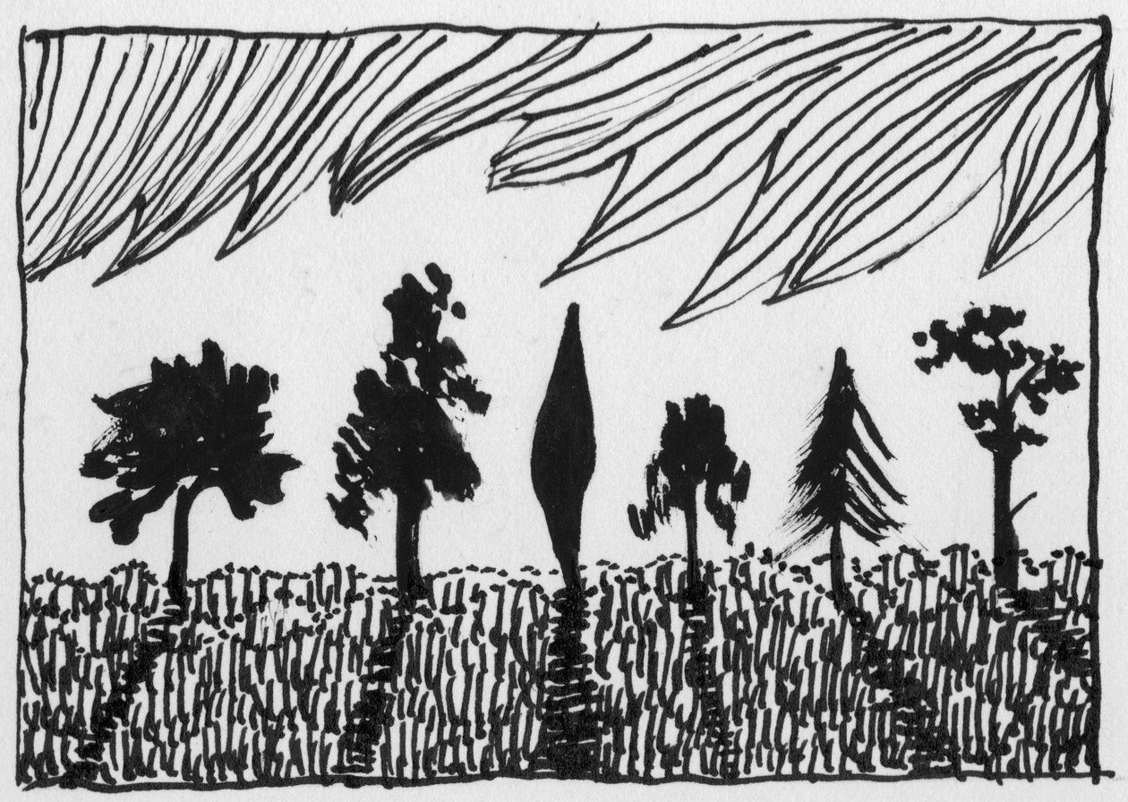 Árvores, 1951. de Shirley Markham