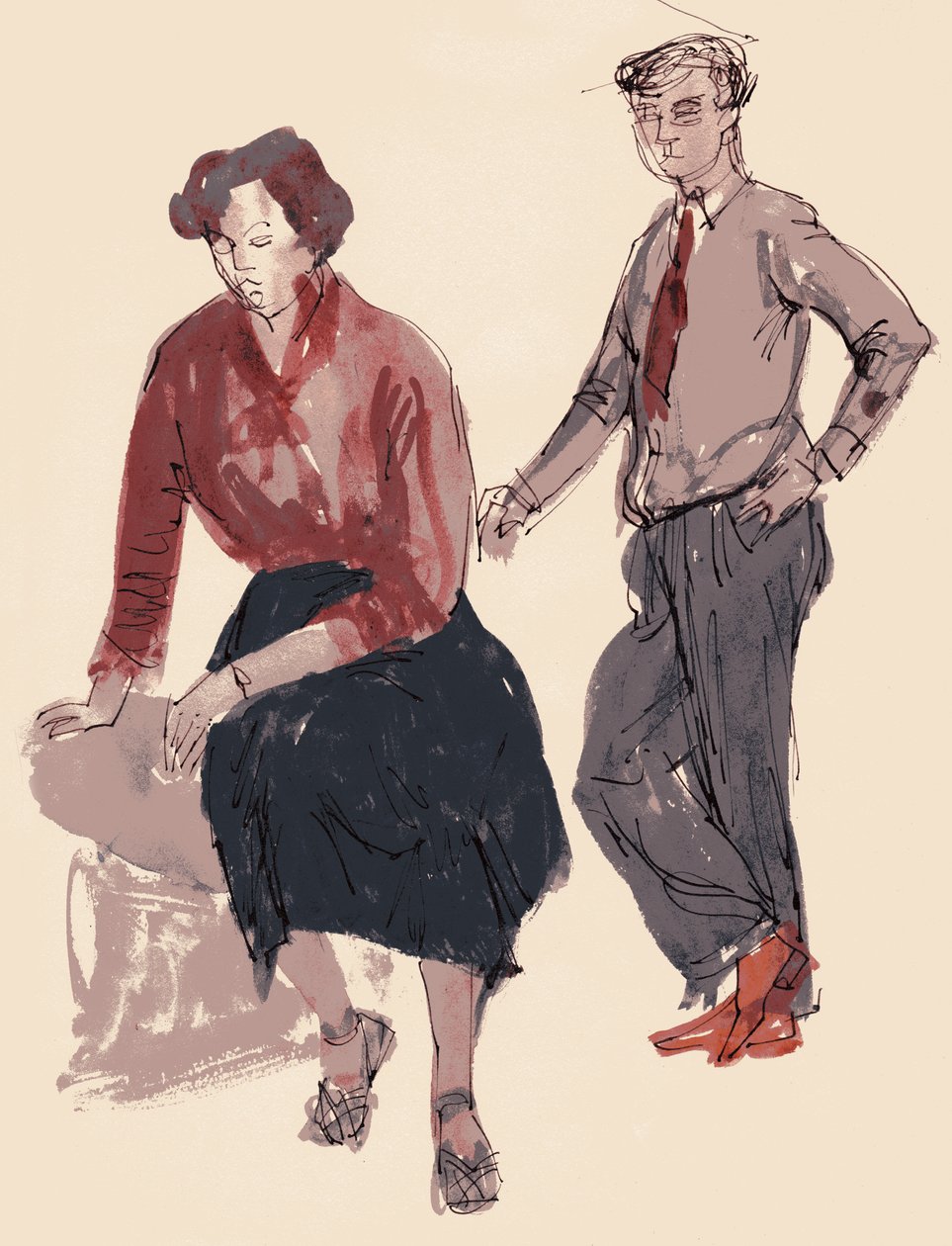 Dois números, 1953. de Shirley Markham