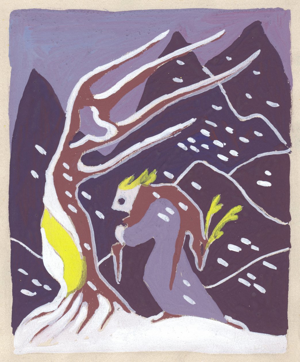 Estudo de inverno, c1950. de Shirley Markham