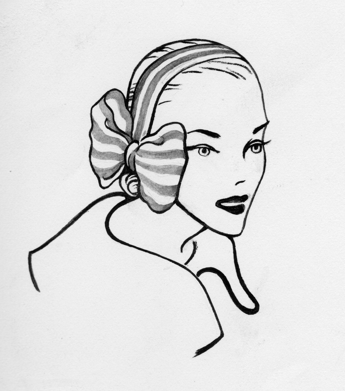 Mulher com laço, c1950. de Shirley Markham
