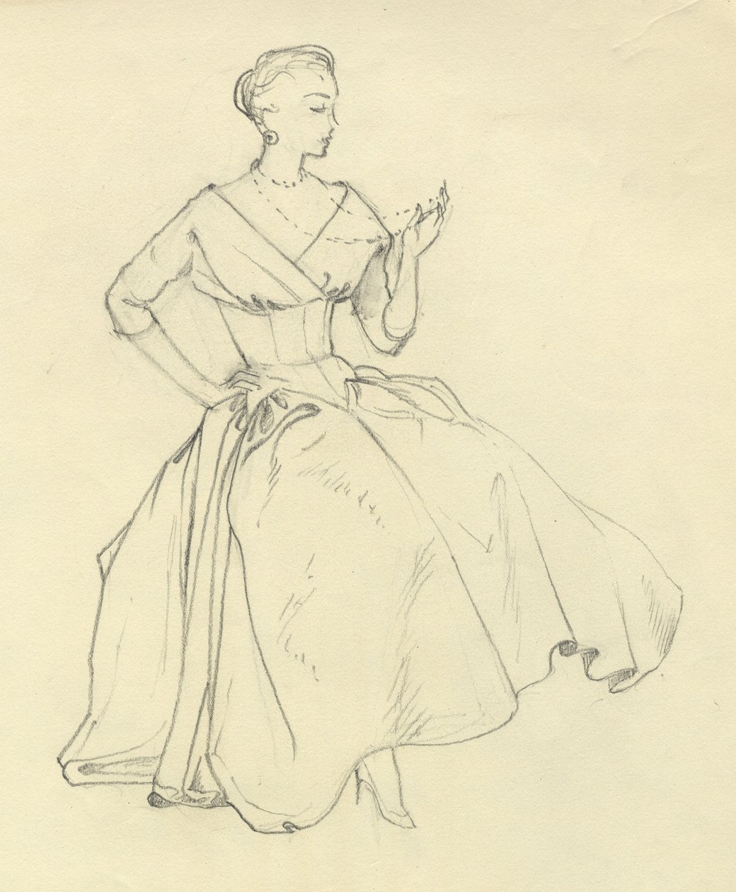 Mulher com colar, c1952. de Shirley Markham
