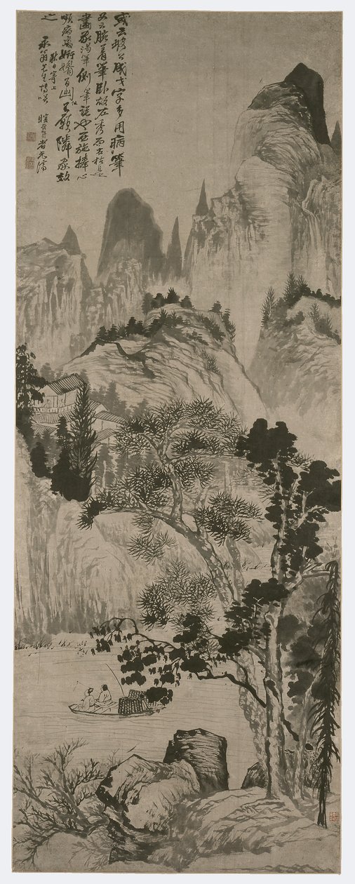 Paisagem para Yongweng de Shitao
