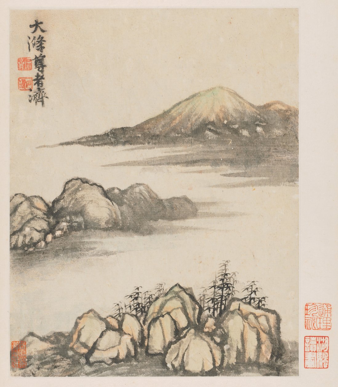Reminiscências do rio Qinhuai, 1642-1707. de Shitao