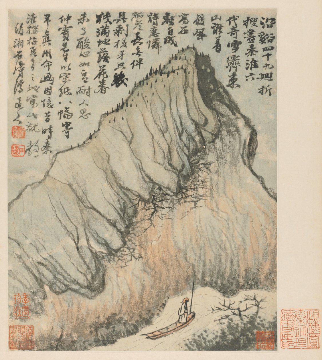 Reminiscências do rio Qinhuai, 1642-1707. de Shitao