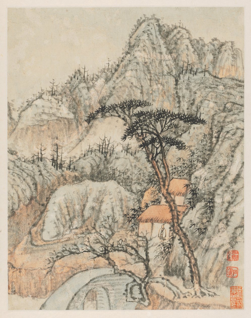 Reminiscências do rio Qinhuai, 1642-1707. de Shitao