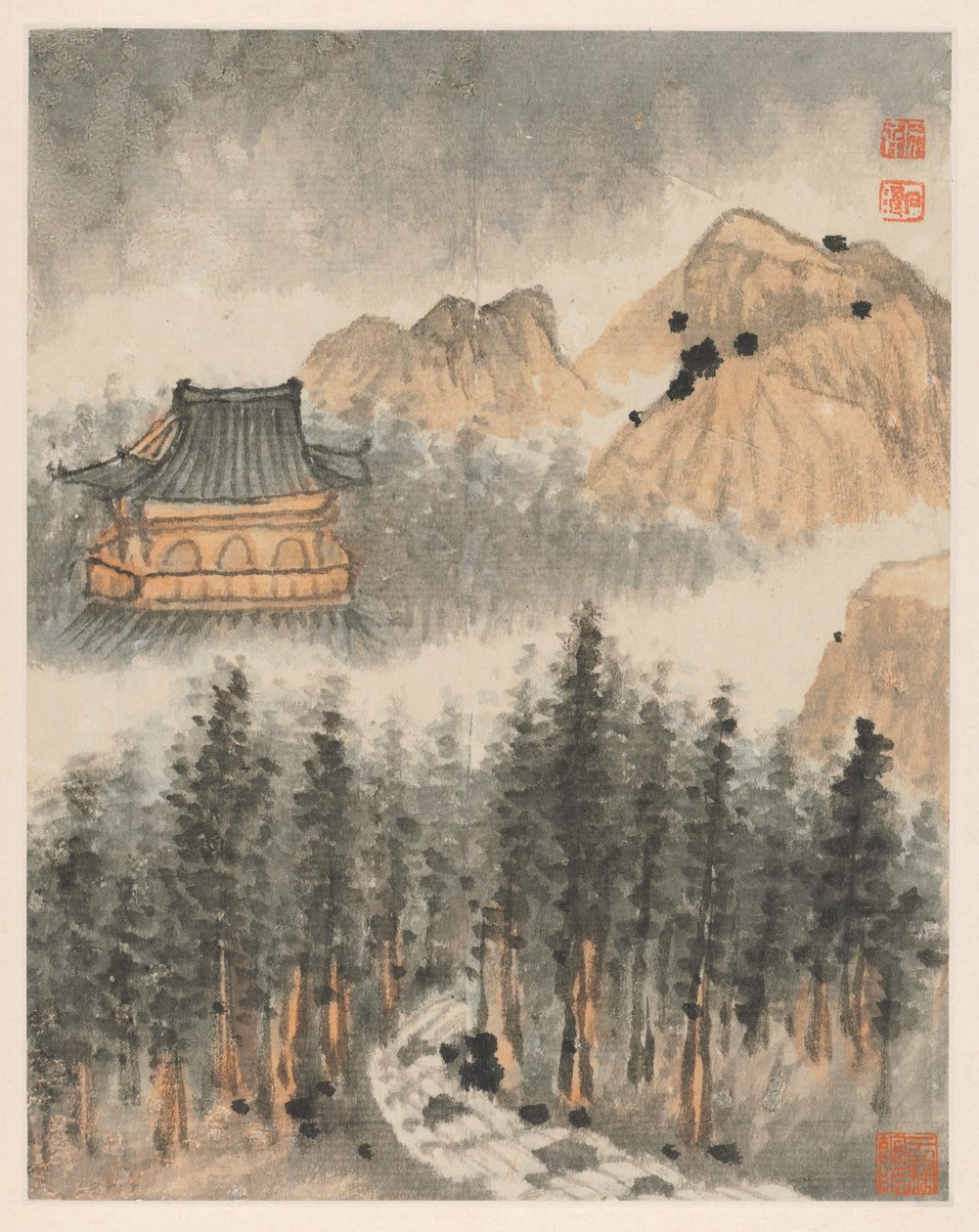Reminiscências do rio Qinhuai, 1642-1707. de Shitao