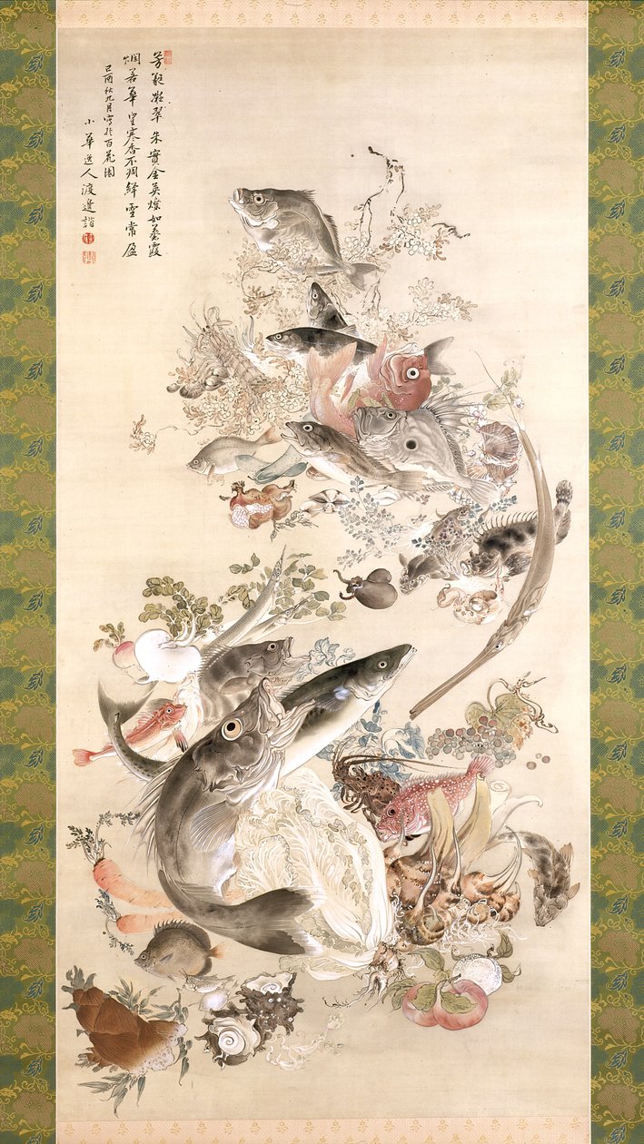 Peixes, Crustáceos e Vegetais de Shoka Watanabe