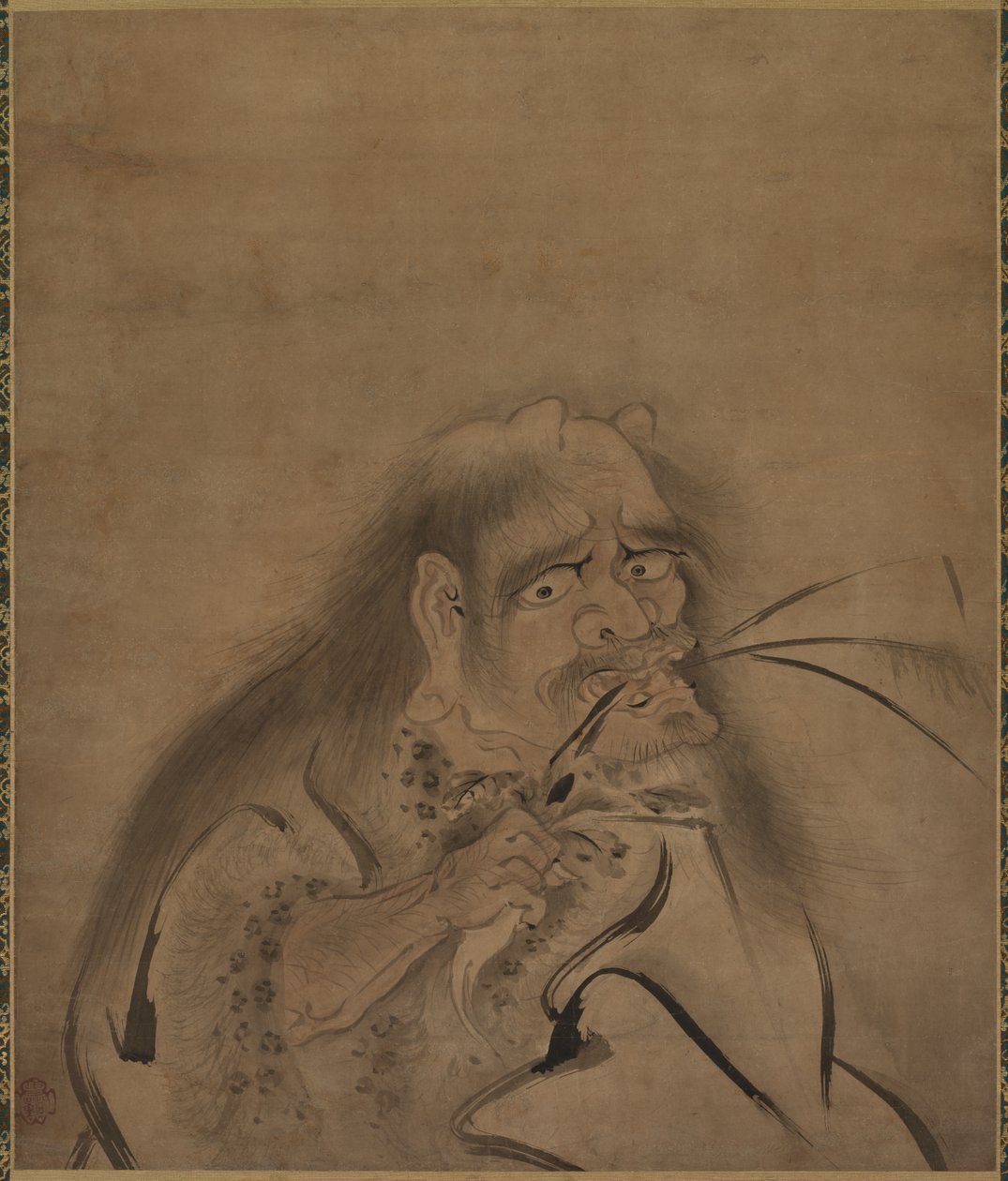 Retrato de Shinno, final de 1400-início de 1500. de Shoryo