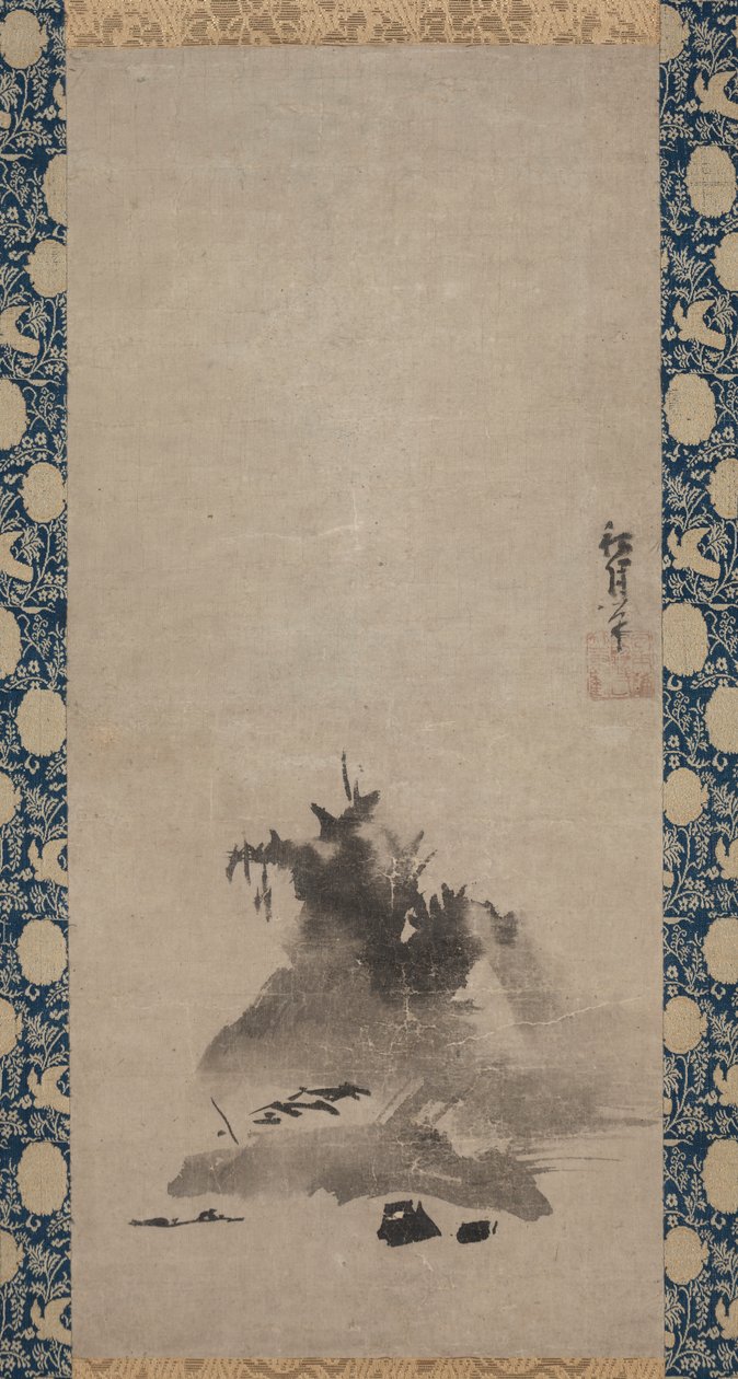 Paisagem de Haboku (tinta lançada) de Shugetsu Tokan