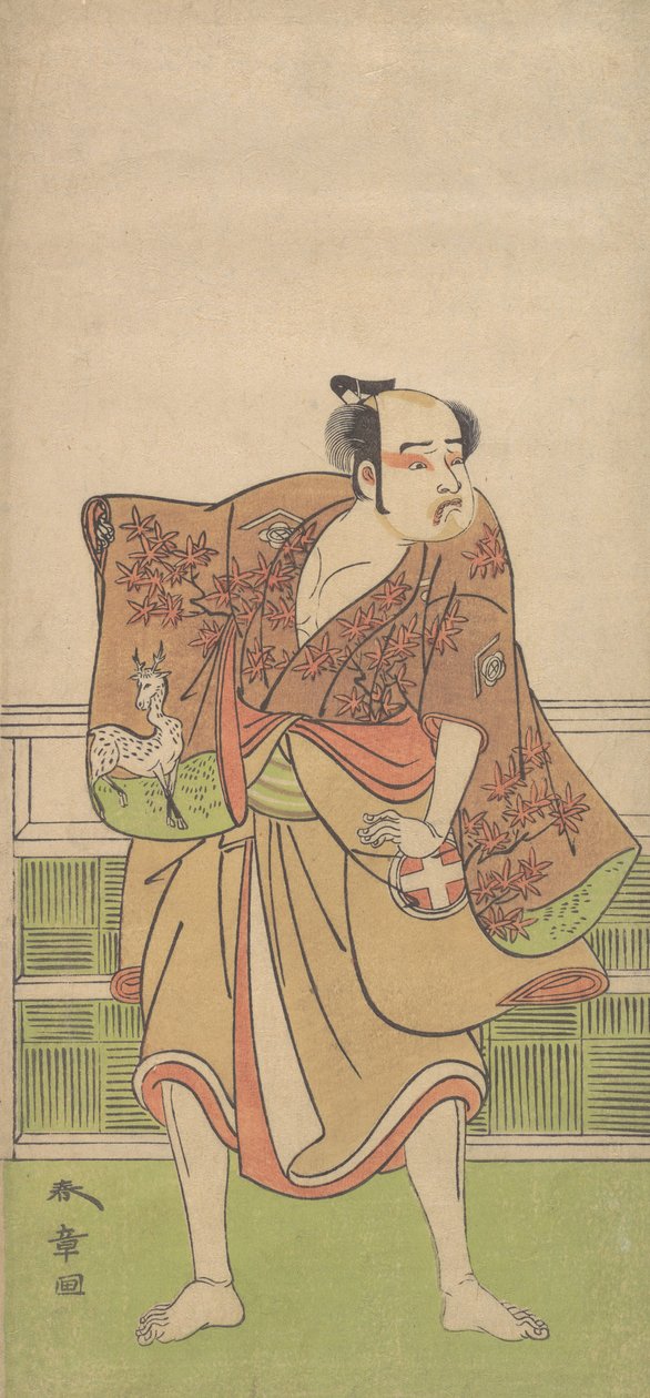 Otani Hiroemon no papel de Gokumon no Shobei, 9º mês, 1774. de Shunsho