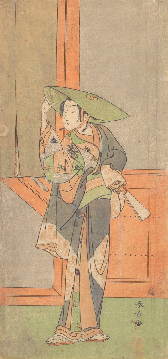 O Primeiro Nakamura Tomijuro no Papel de Izaemon, 2º mês, 1771. de Shunsho
