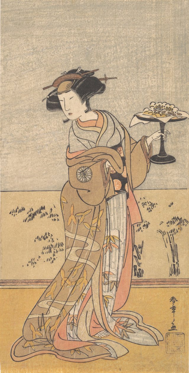 O Primeiro Nakamura Tomijuro no Papel de Shigenoi, 10º mês, 1777. de Shunsho