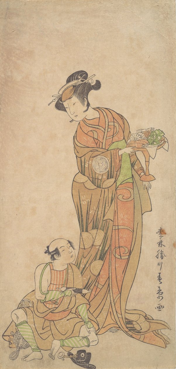 Tese agora d Yamashita Kinsaku, Tee Road, Shigei, Susume r, 1772. de Shunsho
