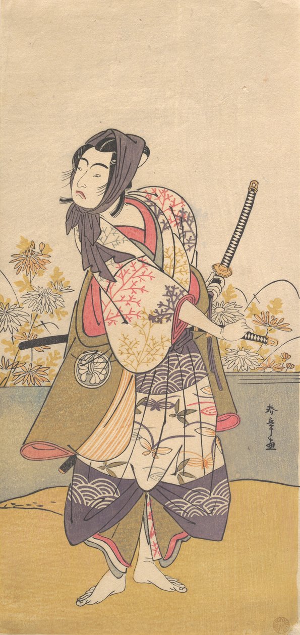 Membro feminino do Tet rd Segawa Kiku Tee Road f Quando o ancestral era Ji-shu, 2d Gate th, 1785. de Shunsho