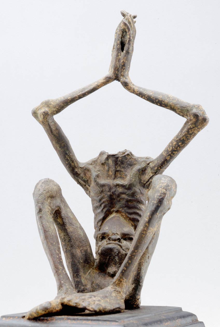 Figura de Imploração, cultura Ayutthaya, c.1750 (bronze) de Siamese School