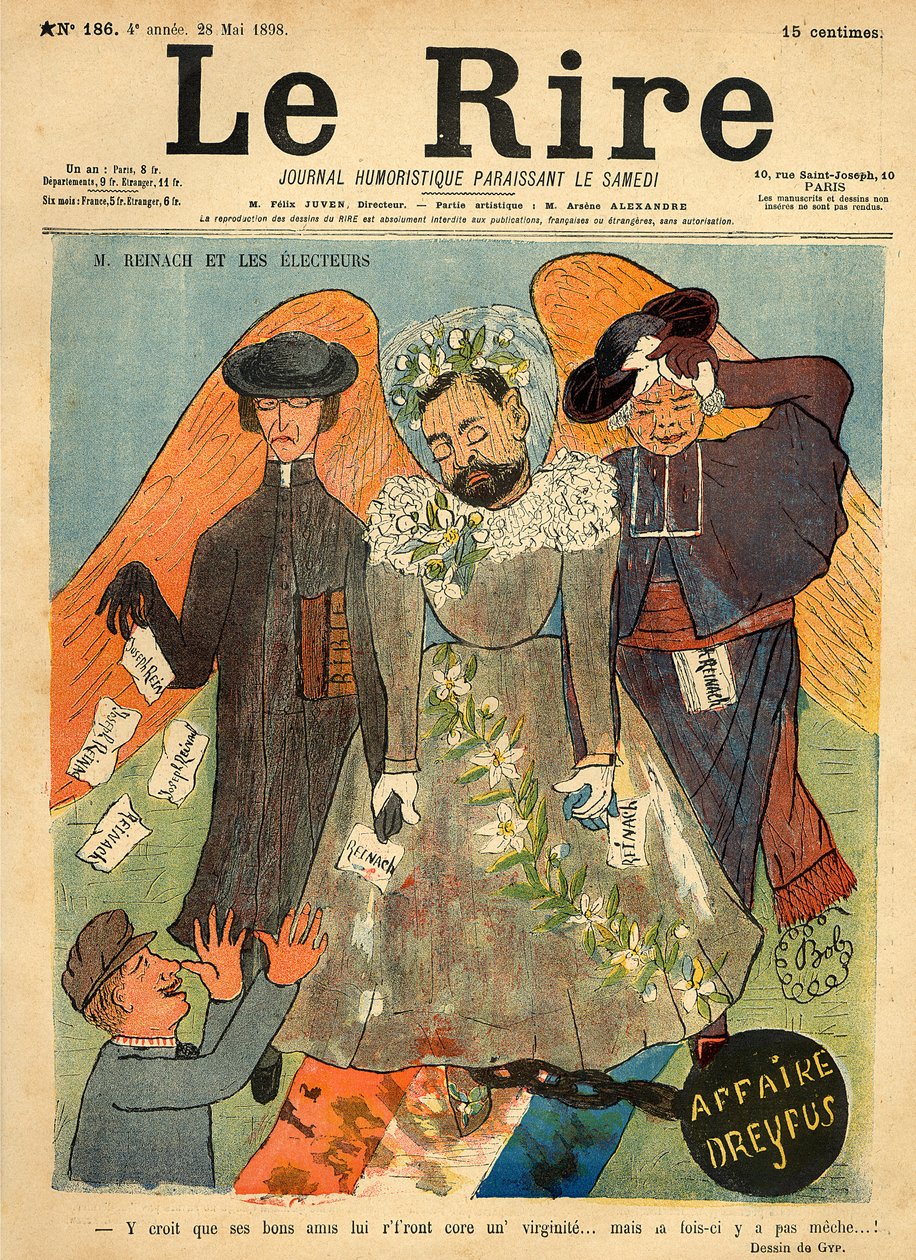 Caricatura de Joseph Reinach, da capa de 