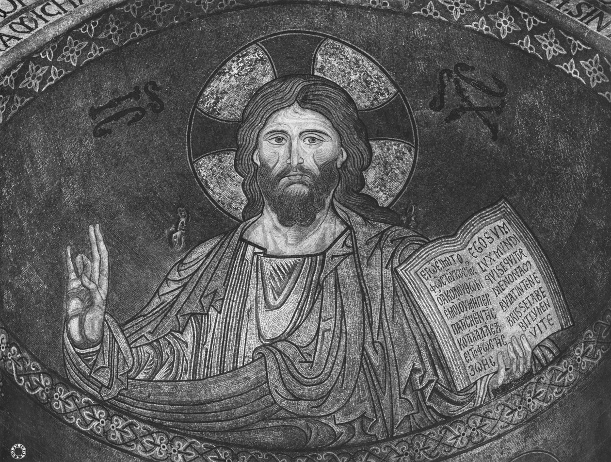 Cristo Pantocrator (mosaico) de Sicilian School
